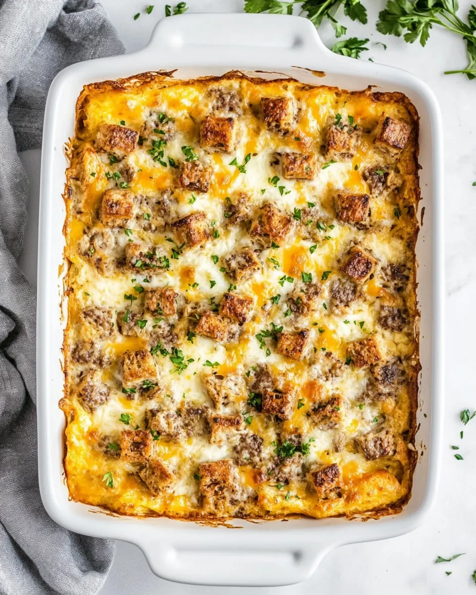 Classic Hawaiian Roll Breakfast Casserole image