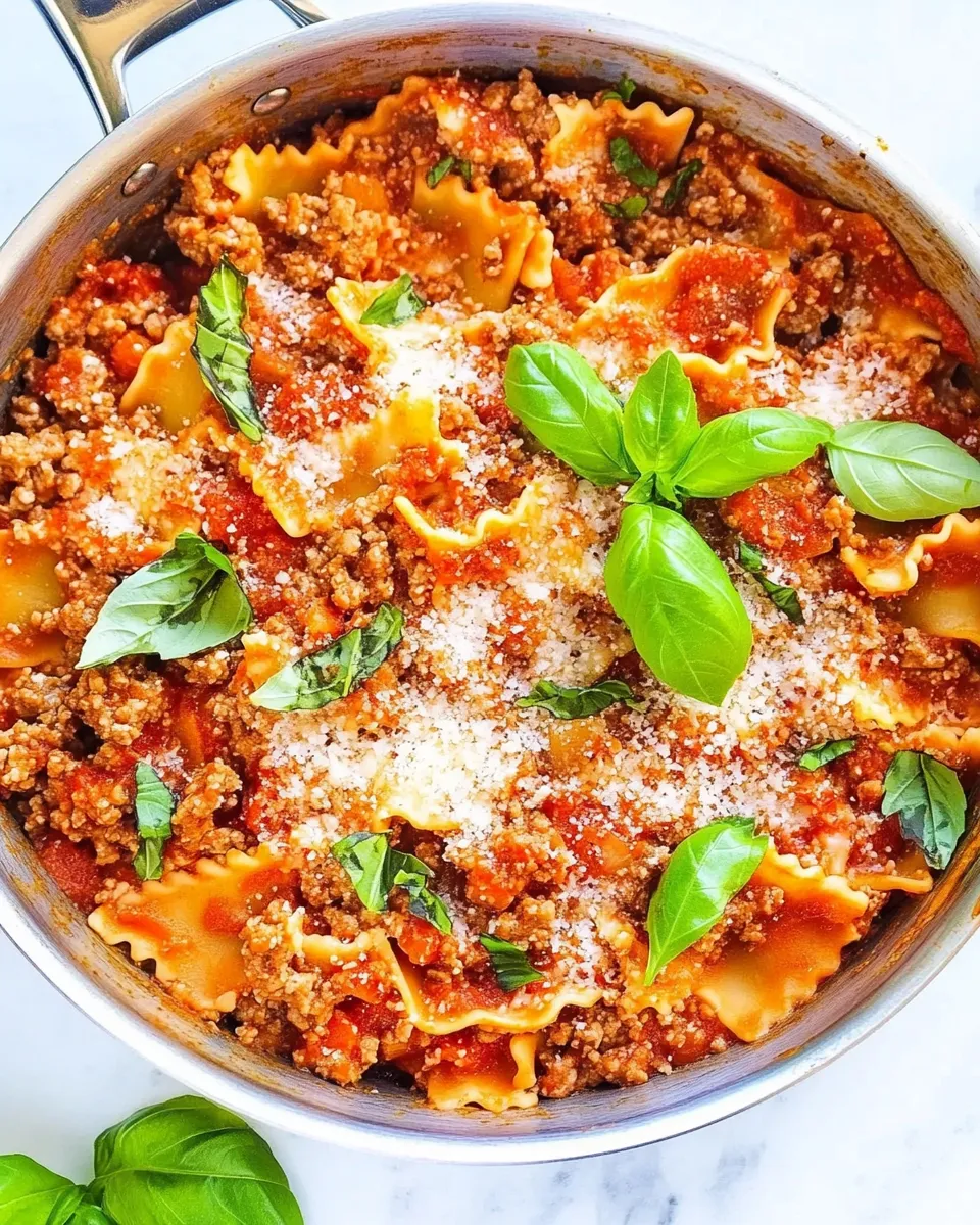 Easy Healthier 20-Minute Skillet Lasagna photo