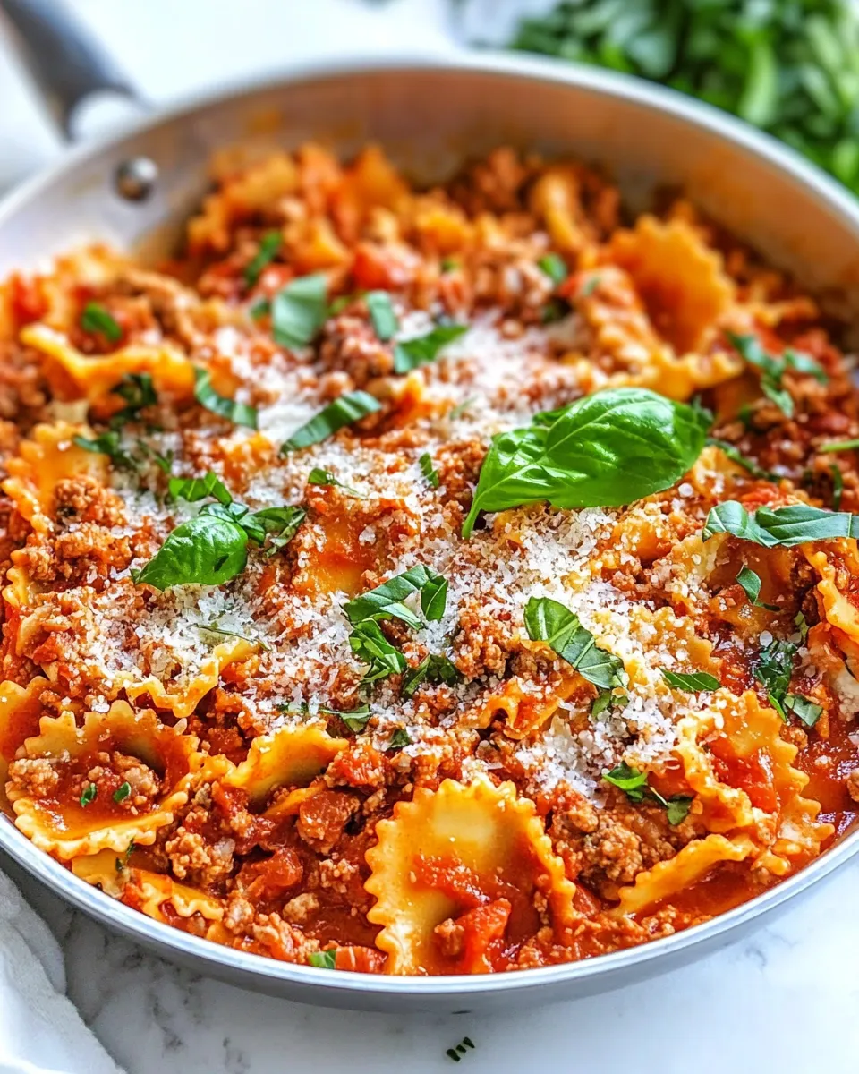 Healthy Healthier 20-Minute Skillet Lasagna dish photo