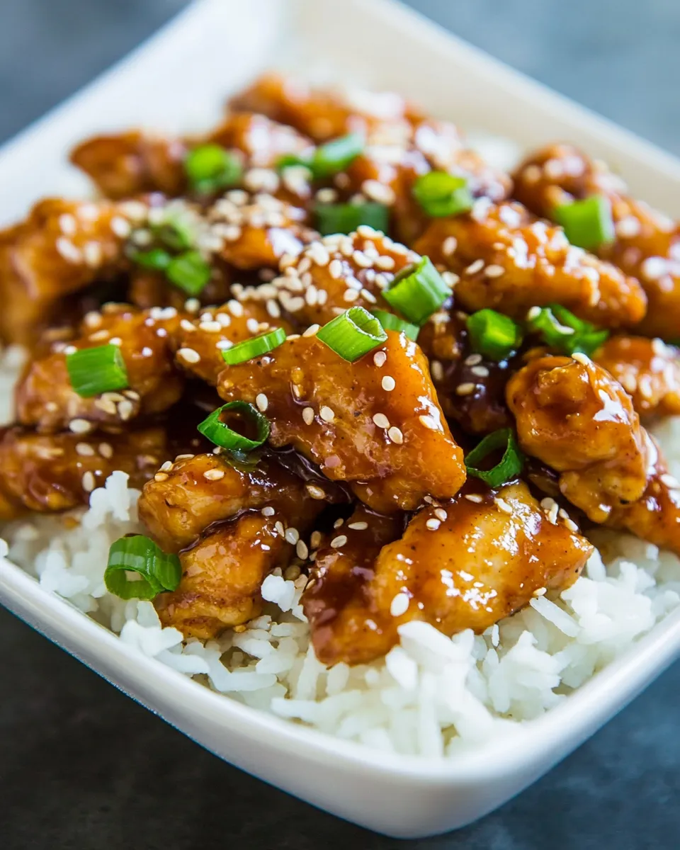 Homemade Healthier 20 Minute Sesame Chicken photo