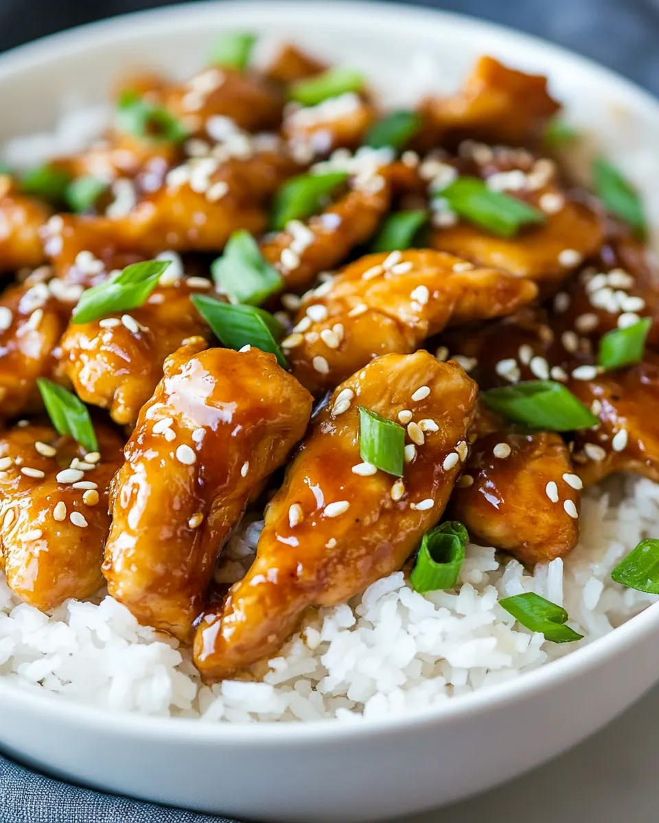 Delicious Healthier 20 Minute Sesame Chicken recipe photo