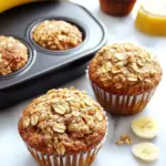 Homemade Healthy Banana Bread Granola Muffins photo