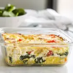 Easy Healthy Breakfast Casserole with Spinach and Feta photo