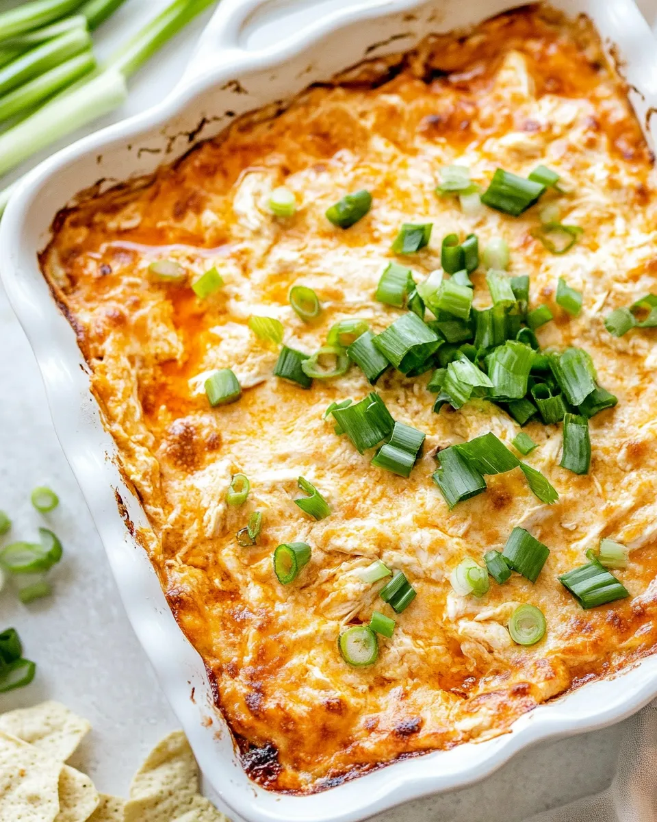 Classic Healthy Buffalo Chicken Dip image