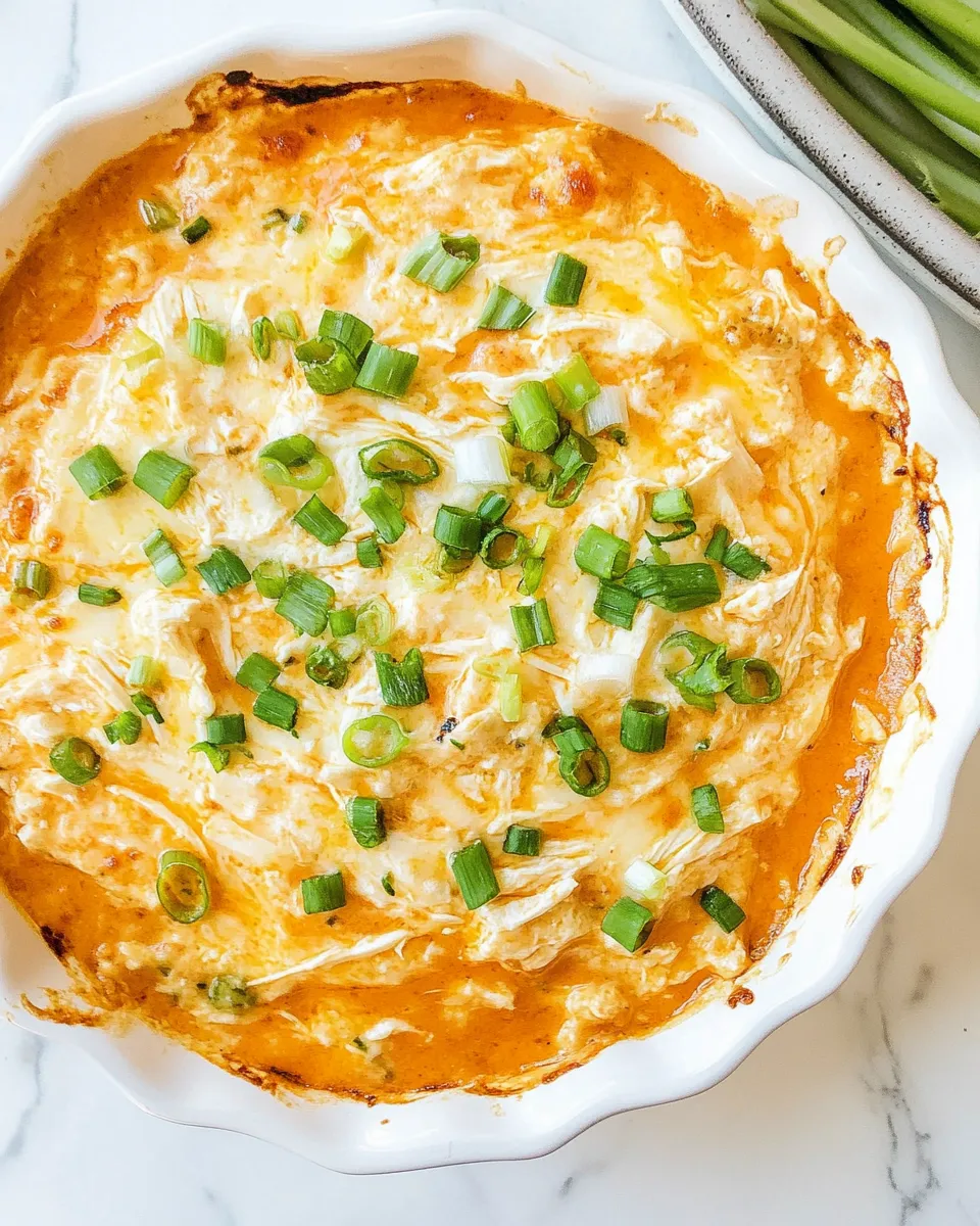 Easy Healthy Buffalo Chicken Dip recipe photo