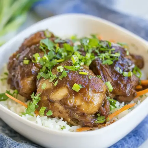 Homemade Healthy Filipino Chicken Adobo photo