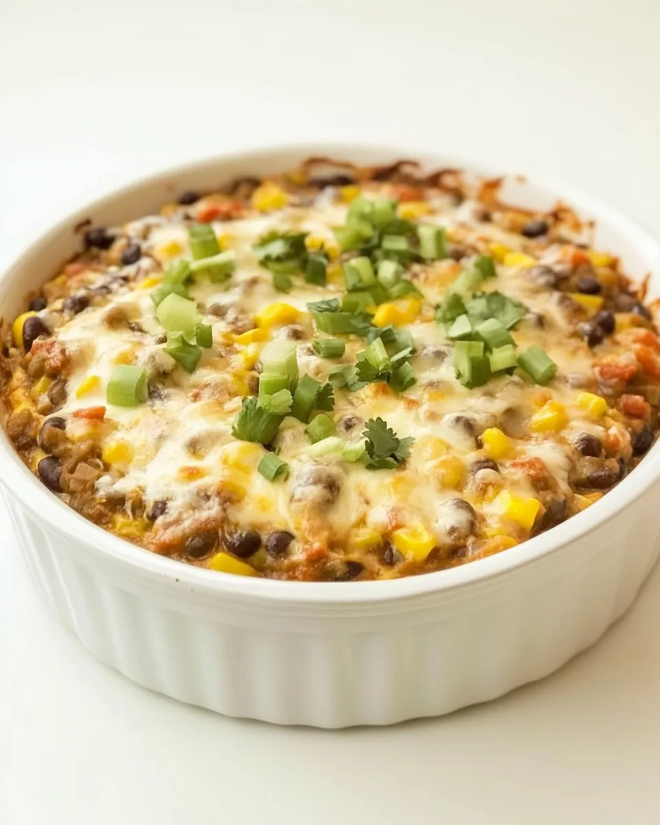 Homemade Healthy Mexican Black Bean Casserole photo