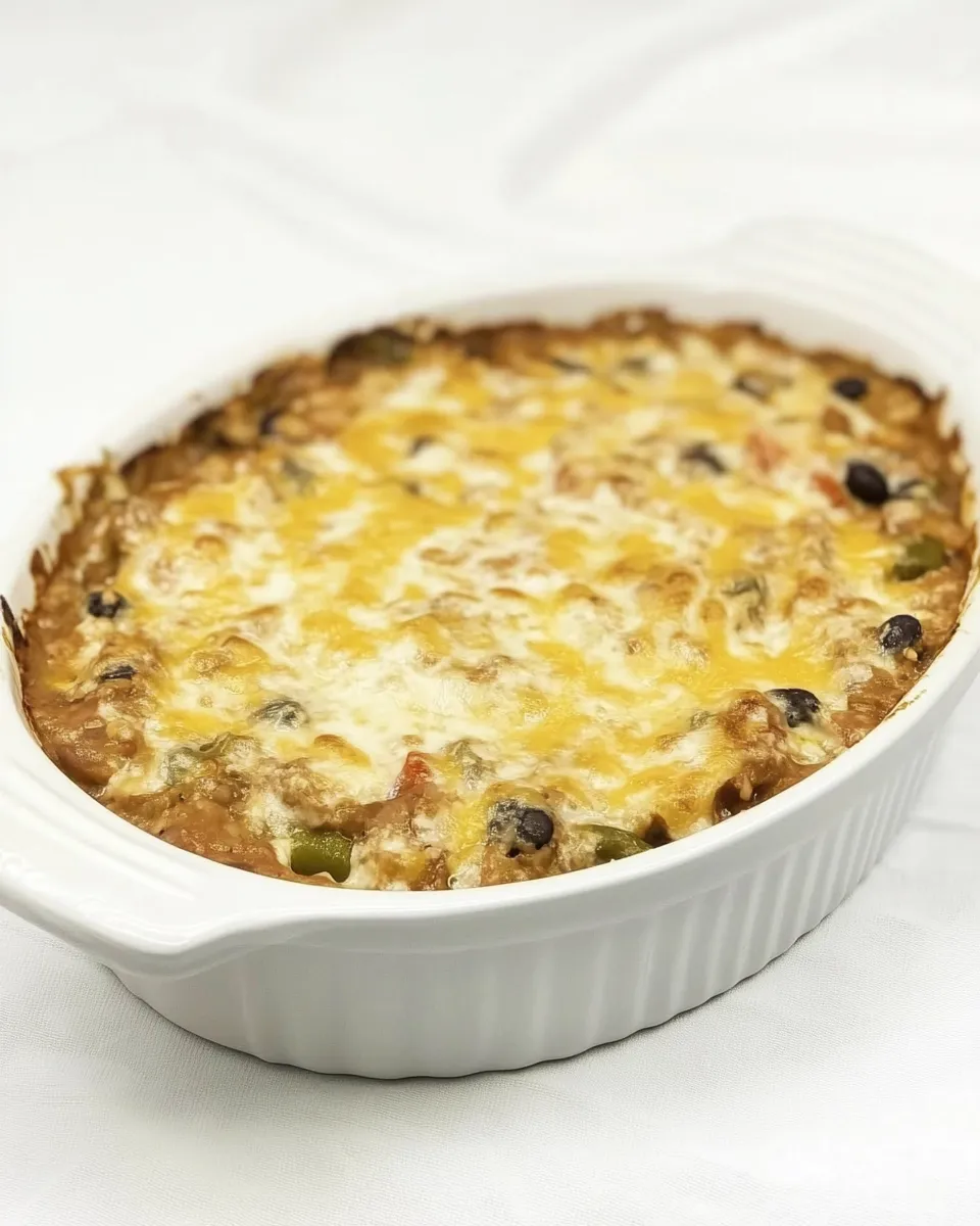 Classic Healthy Mexican Black Bean Casserole image