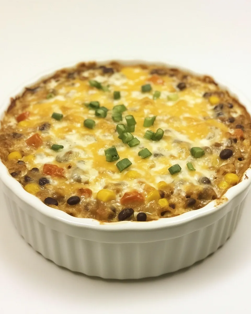 Delicious Healthy Mexican Black Bean Casserole recipe photo