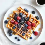 Homemade Healthy Waffle Recipe photo