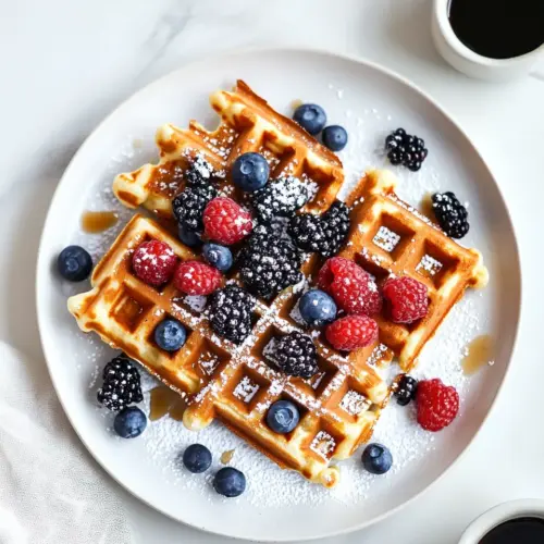 Homemade Healthy Waffle Recipe photo