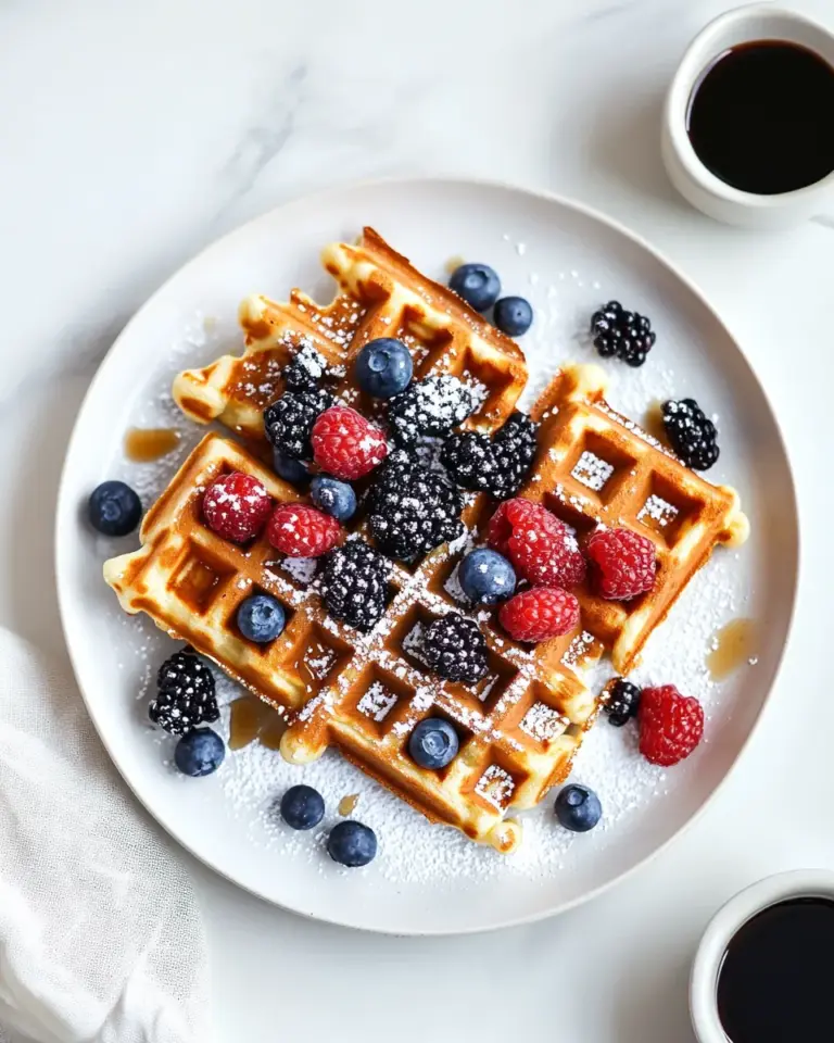 Homemade Healthy Waffle Recipe photo
