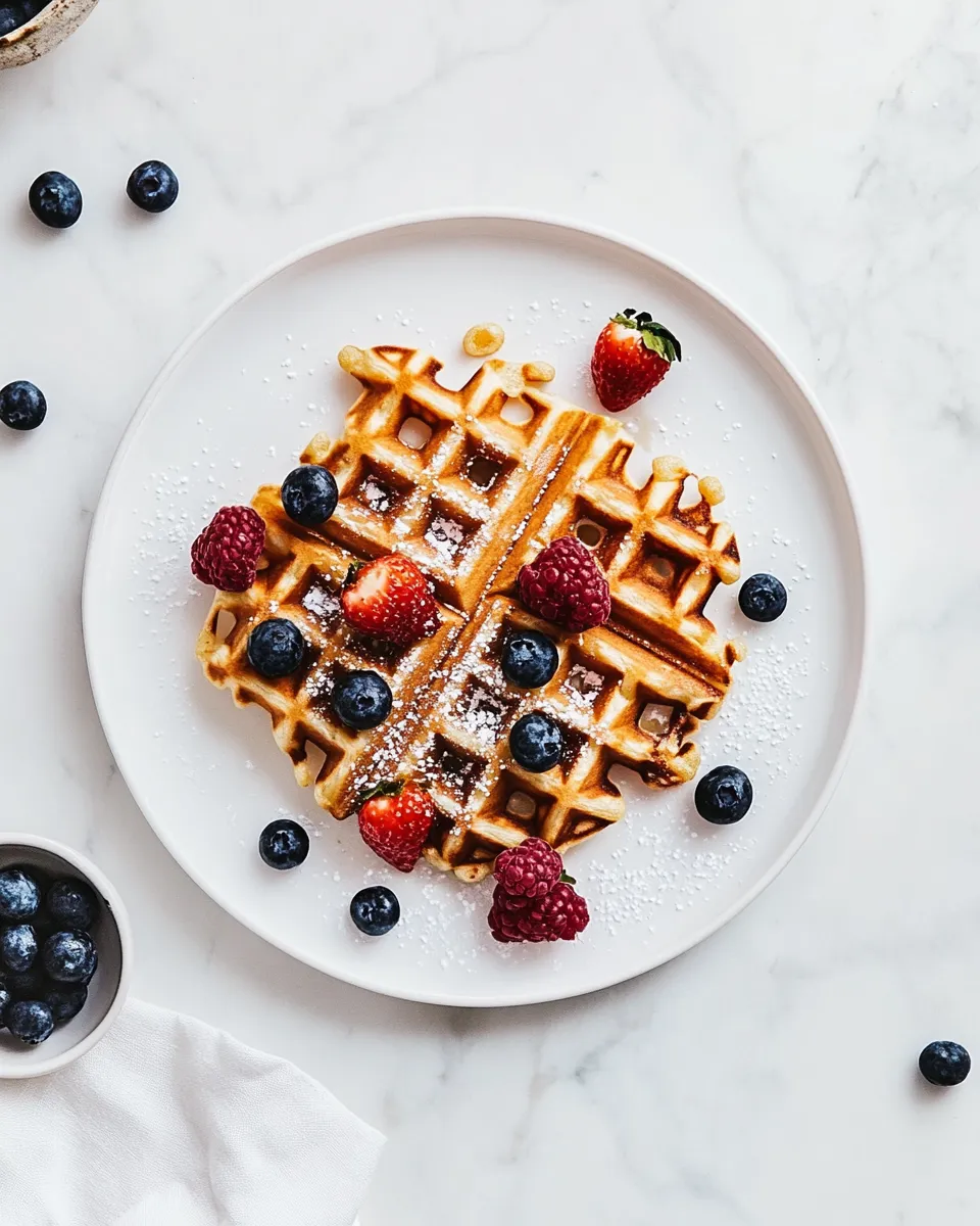 Classic Healthy Waffle Recipe image