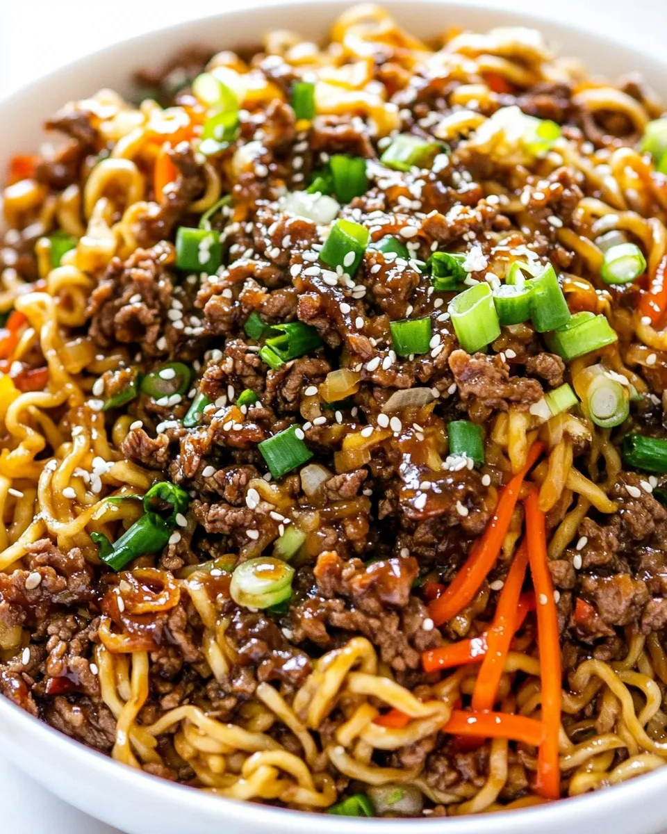 Easy Hoisin Beef Noodles photo