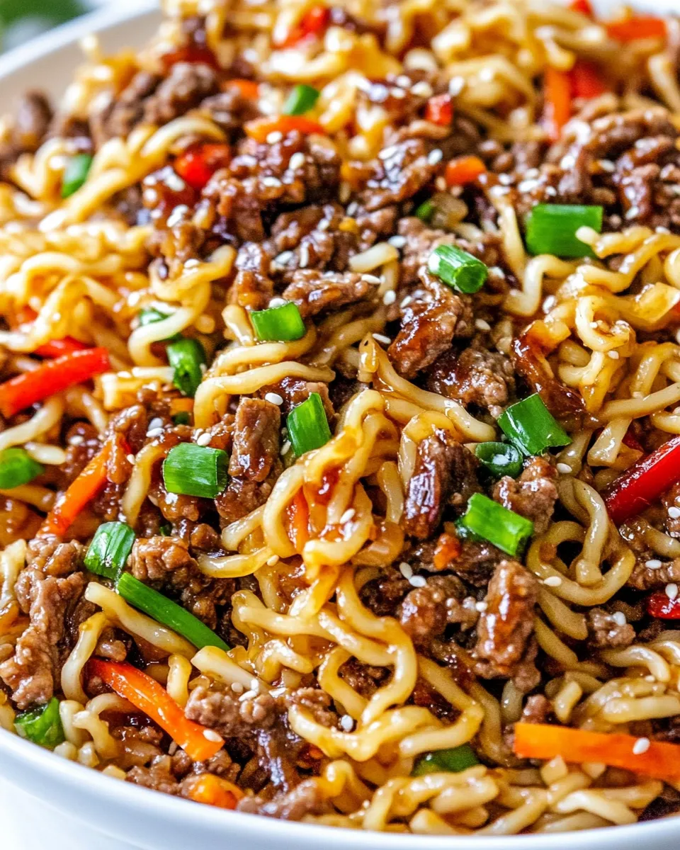 Classic Hoisin Beef Noodles recipe photo