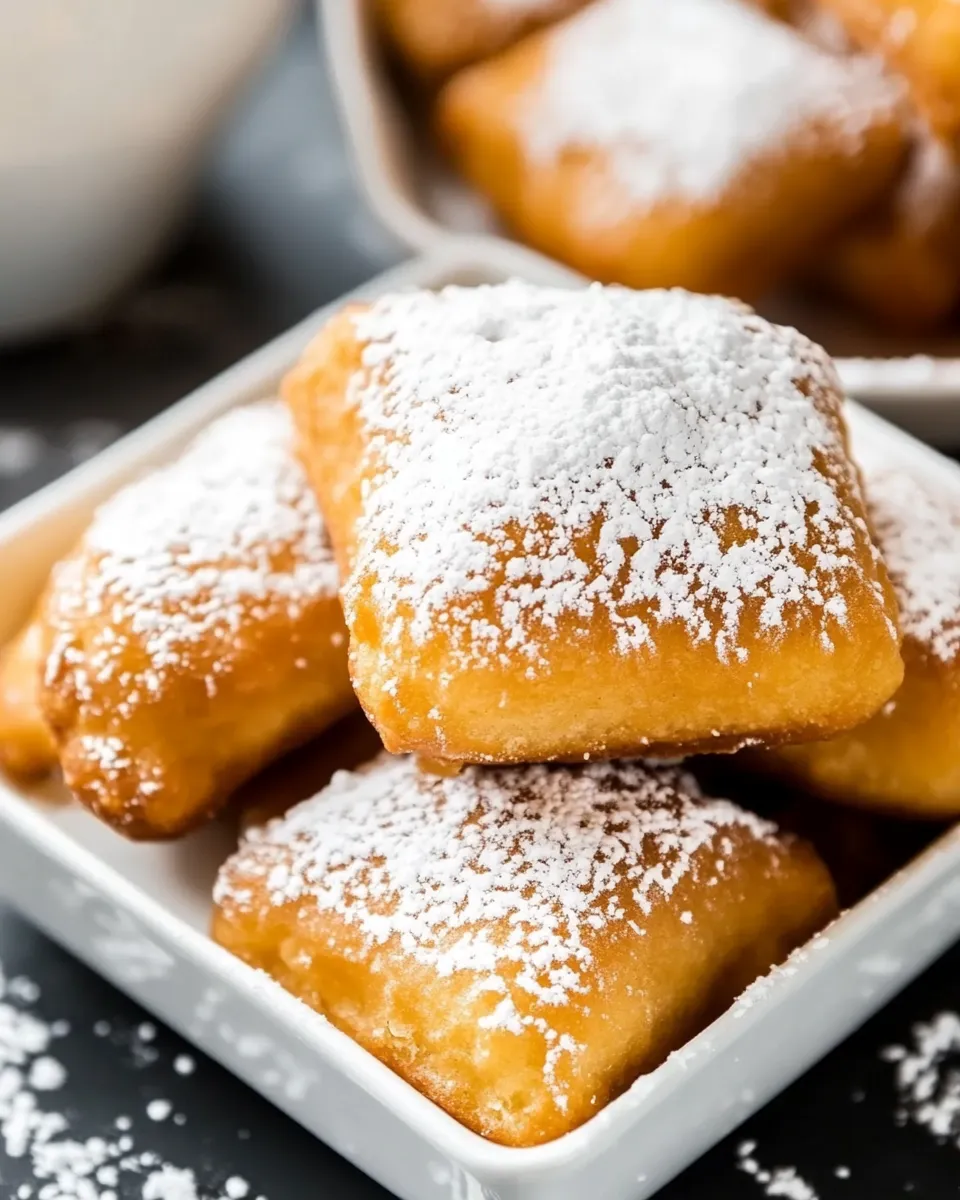 Easy Homemade Beignets shot
