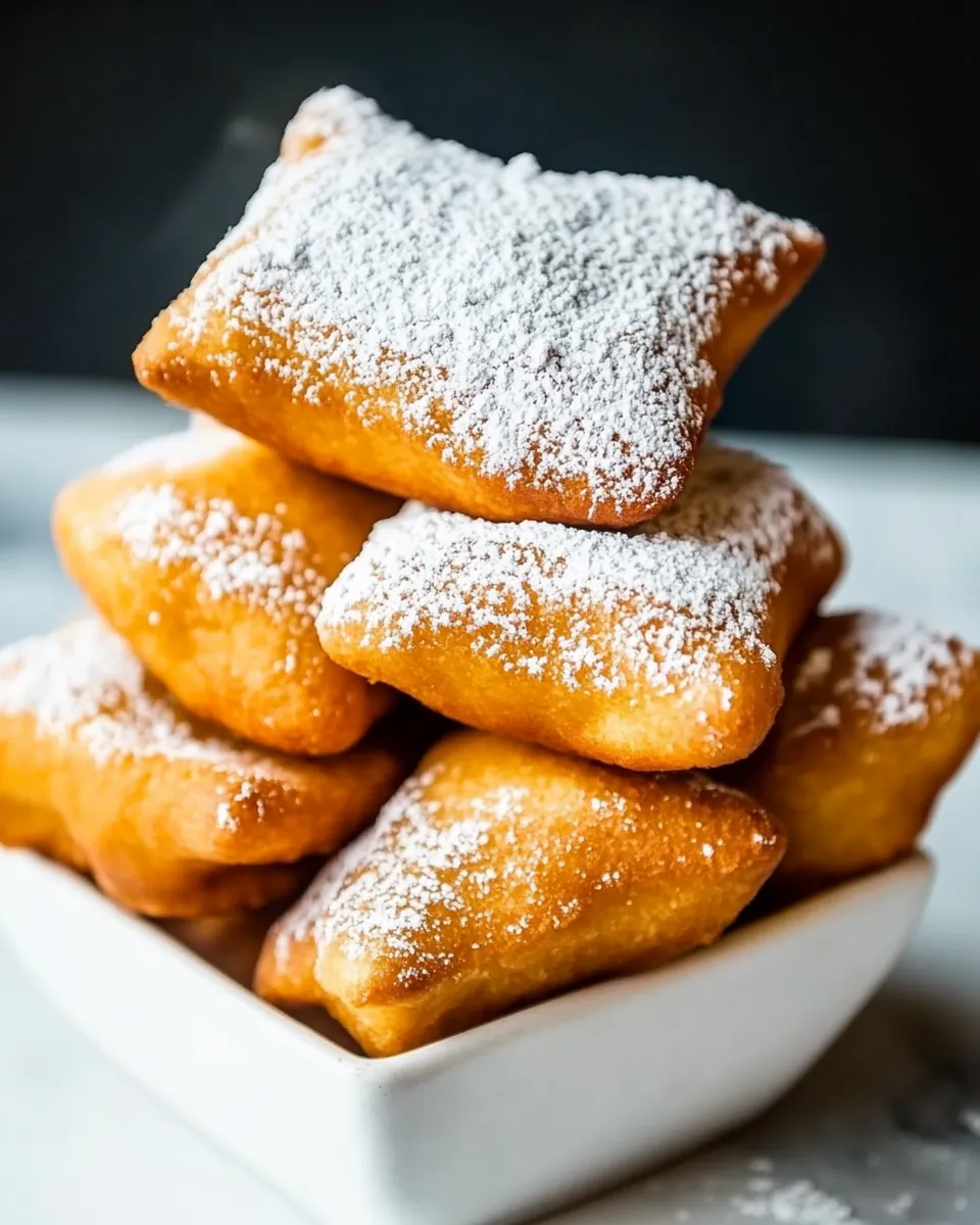 Delicious Homemade Beignets plate image