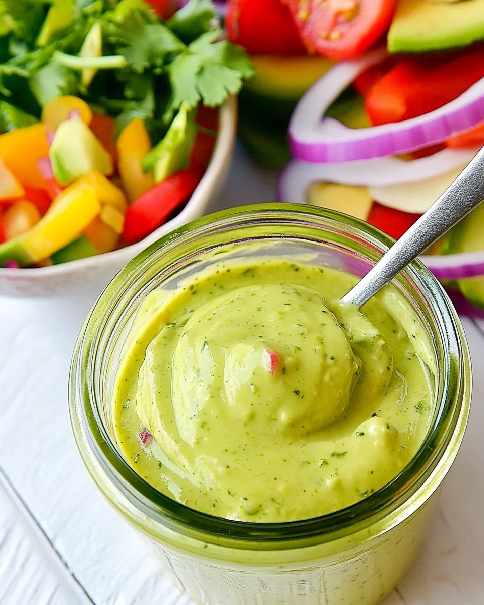 Tasty Homemade Chick-fil-A Avocado Lime Ranch Dressing: Fresh & Fast recipe image