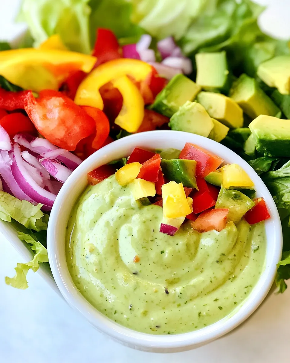 Easy Homemade Chick-fil-A Avocado Lime Ranch Dressing: Fresh & Fast dish image