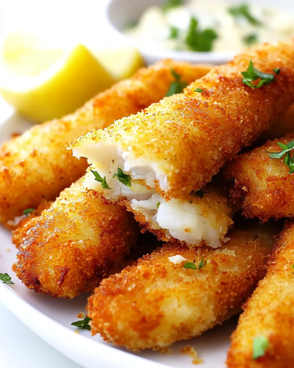 Classic Homemade Fish Sticks Recipe shot