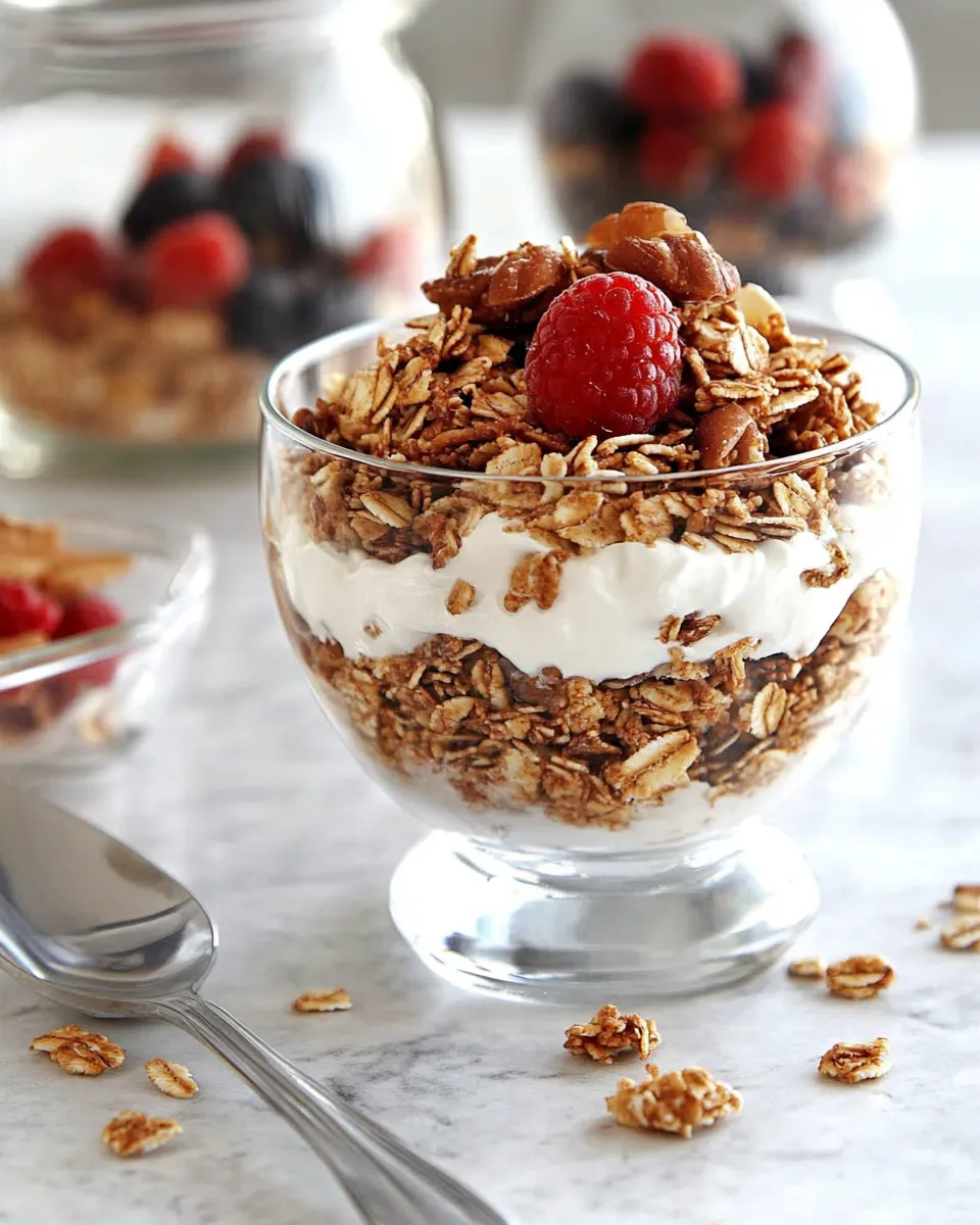 Easy Homemade Granola & Parfaits photo