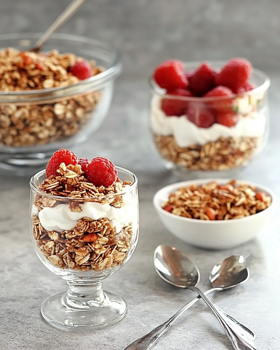 Delicious Homemade Granola & Parfaits image