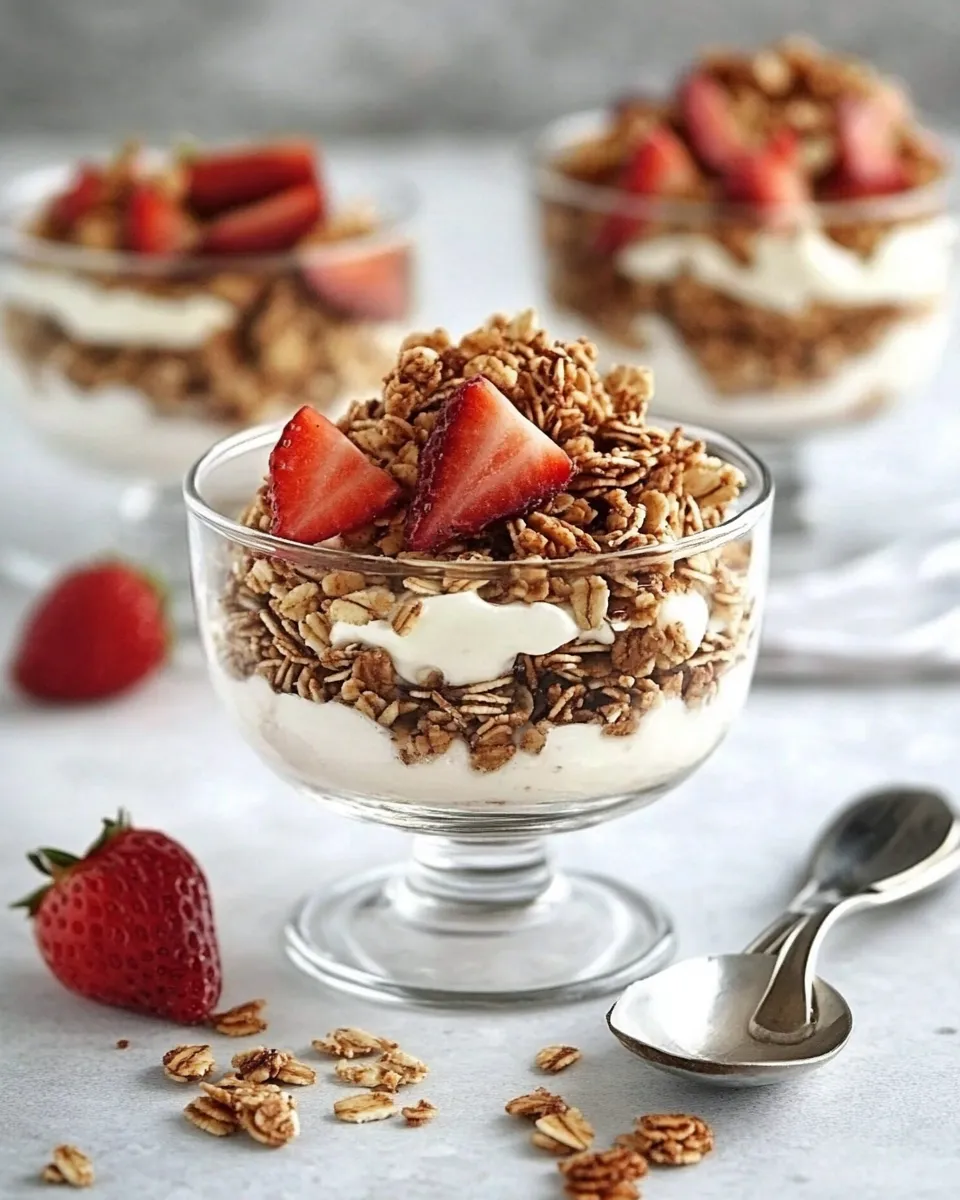 Classic Homemade Granola & Parfaits shot