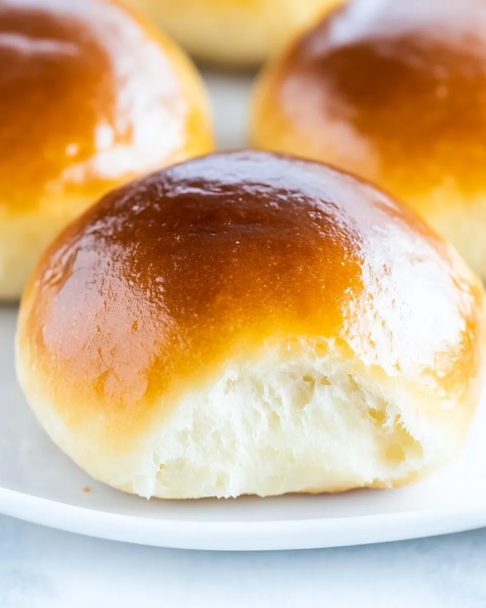 Classic Homemade Potato Bun Recipe shot