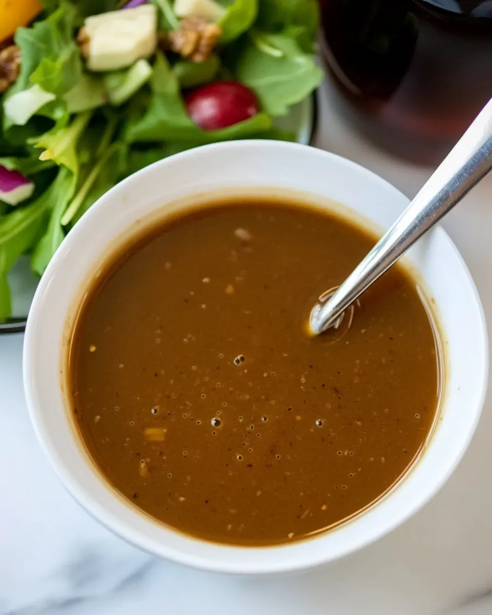 Delicious Honey-Balsamic Vinaigrette shot