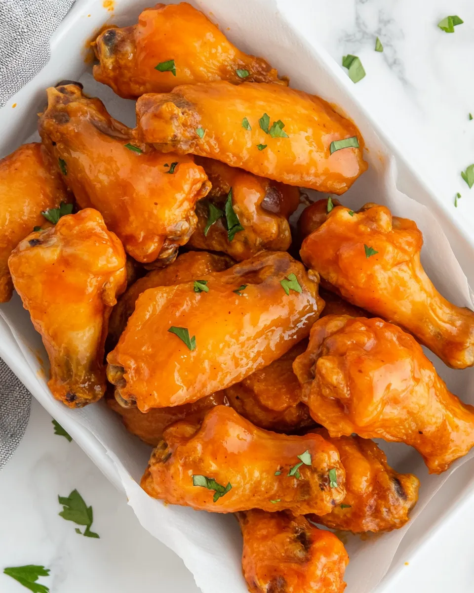 Easy Honey Buffalo Wings recipe photo
