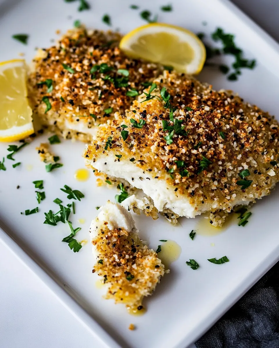 Easy Honey Dijon Panko Crusted Basa photo
