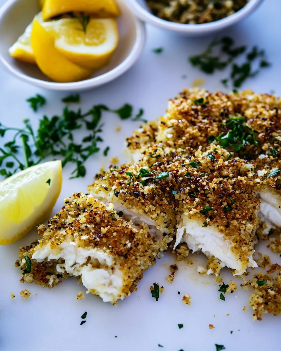 Quick Honey Dijon Panko Crusted Basa recipe photo