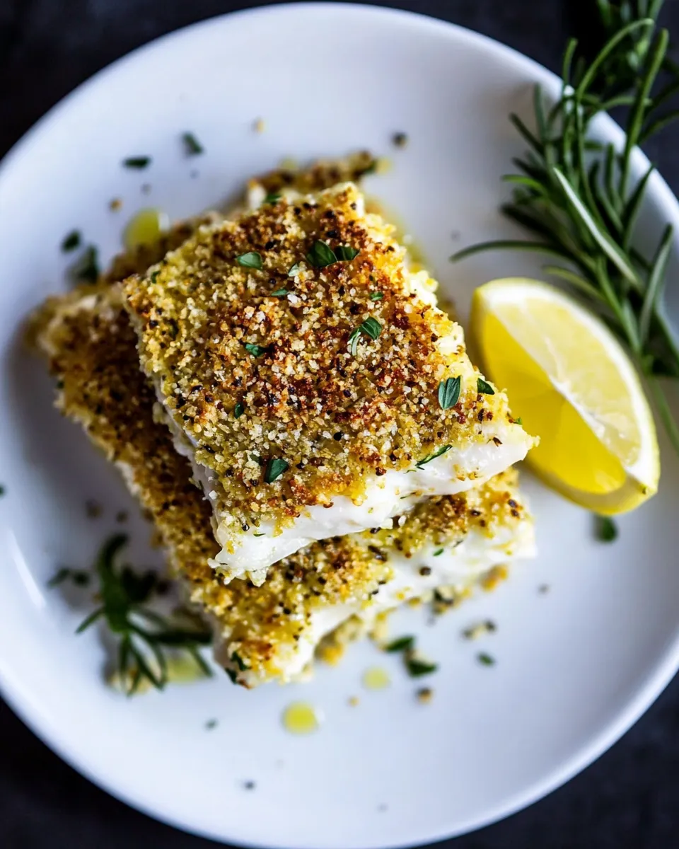 Healthy Honey Dijon Panko Crusted Basa shot