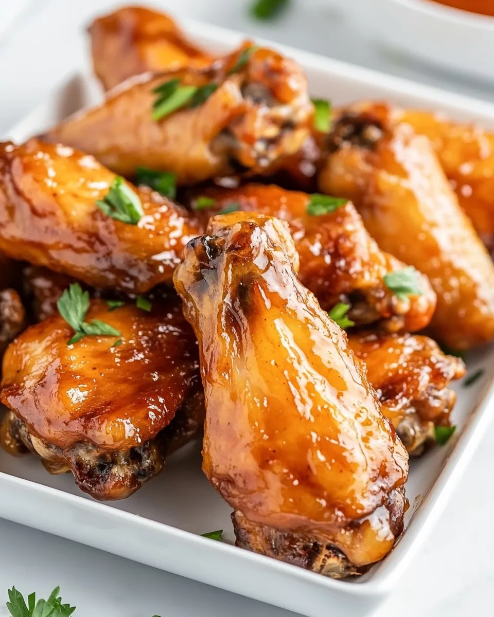 Delicious Honey Glazed Chicken Wings image