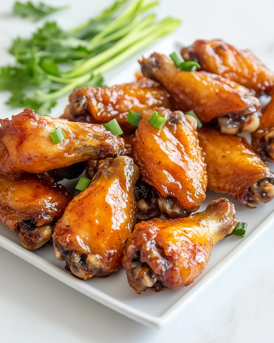 Easy Honey Glazed Chicken Wings recipe photo
