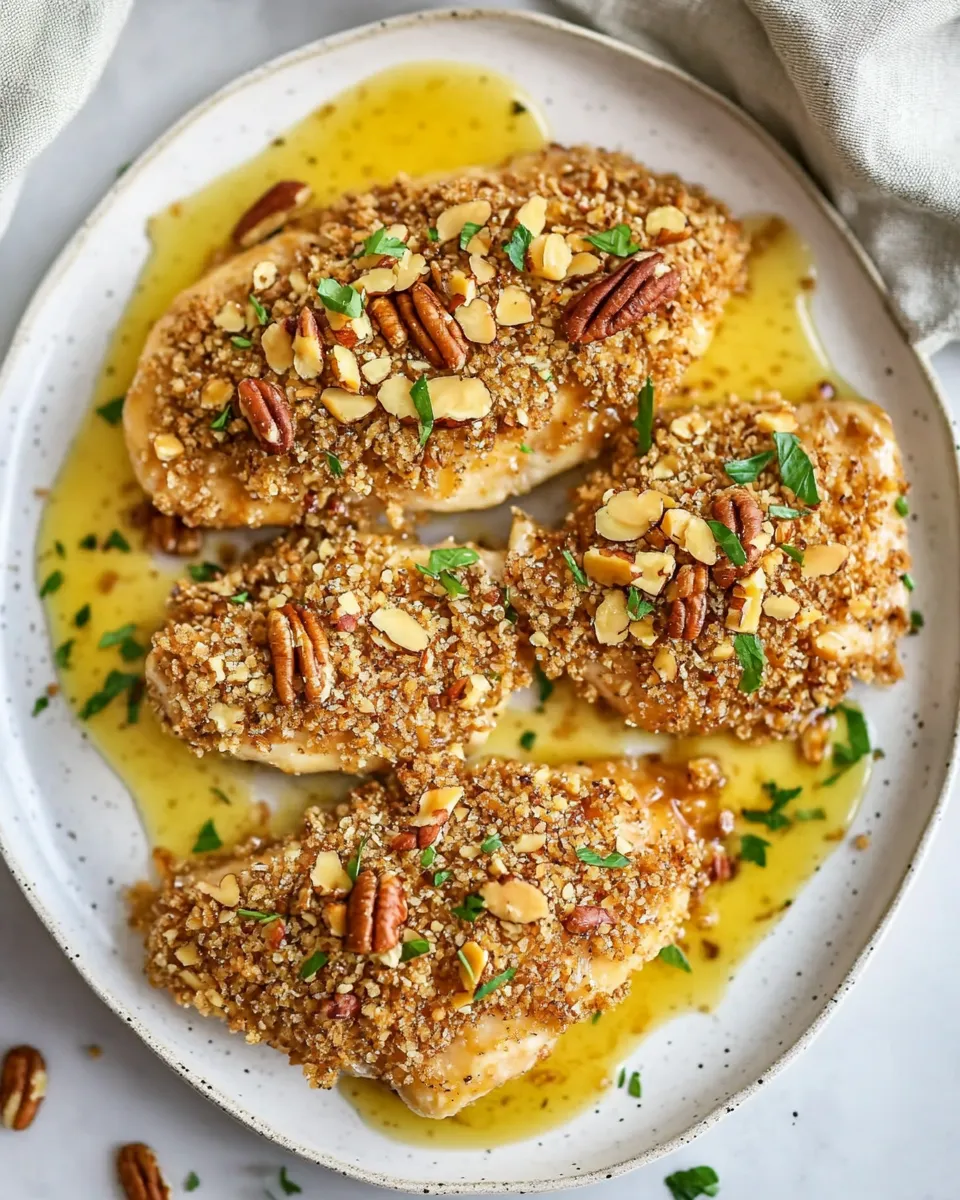 Easy Honey Mustard Pecan-Crusted Chicken photo