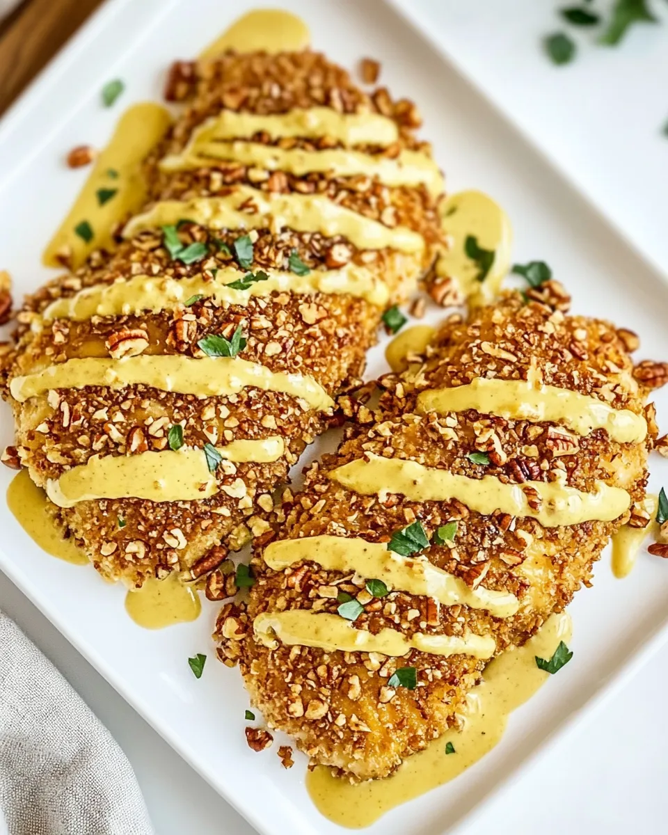 Savory Honey Mustard Pecan-Crusted Chicken recipe photo