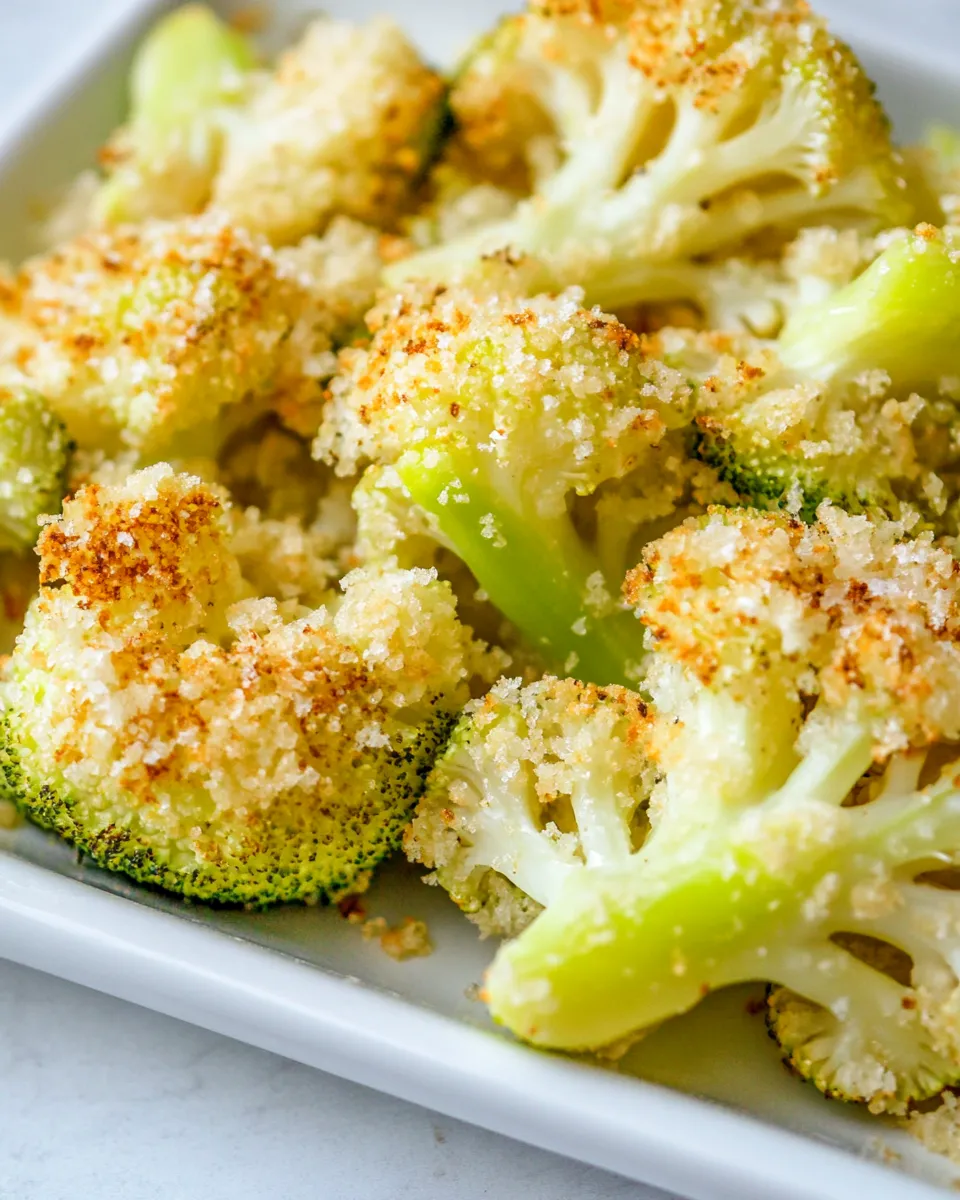 Healthy How To Roast Caulilini Baby Cauliflower shot