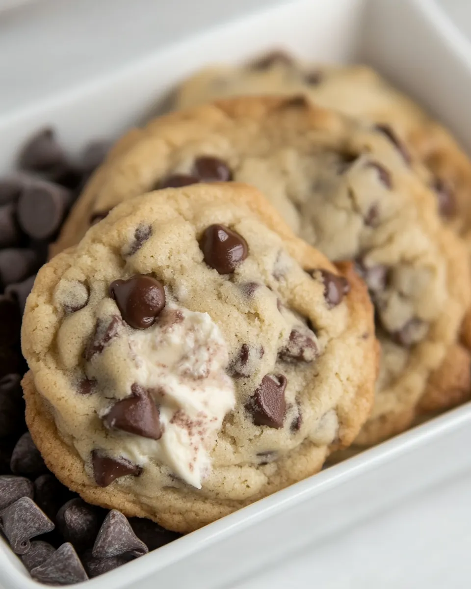 Easy Ice Cream Chocolate Chip Cookies shot