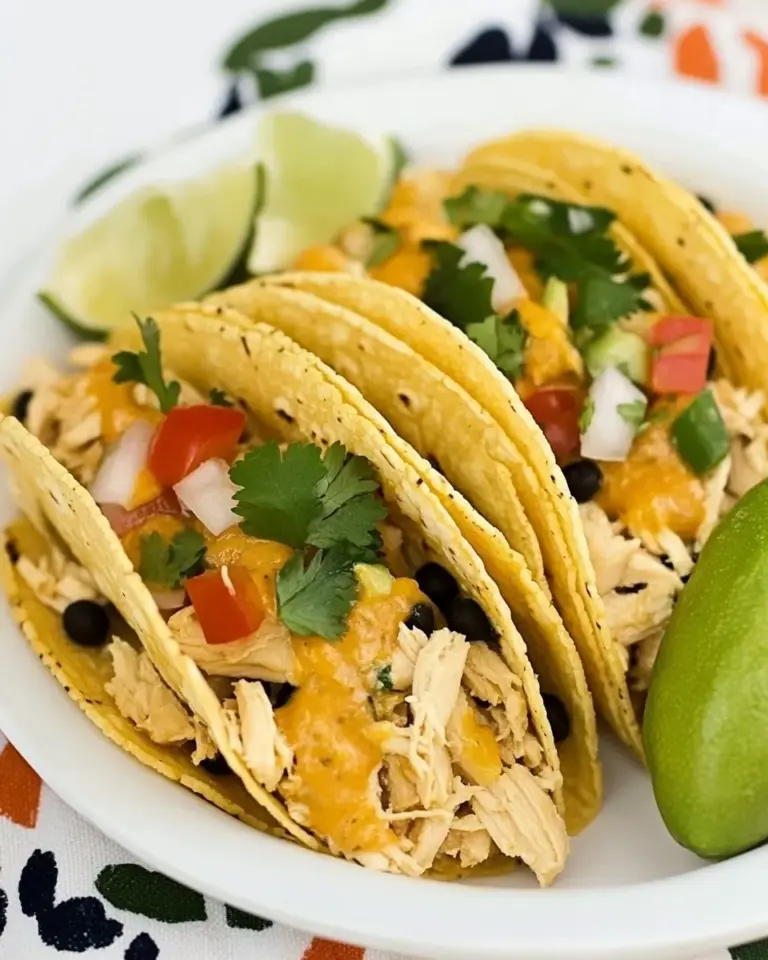 Easy Instant Pot Cheesy Chicken Tacos photo