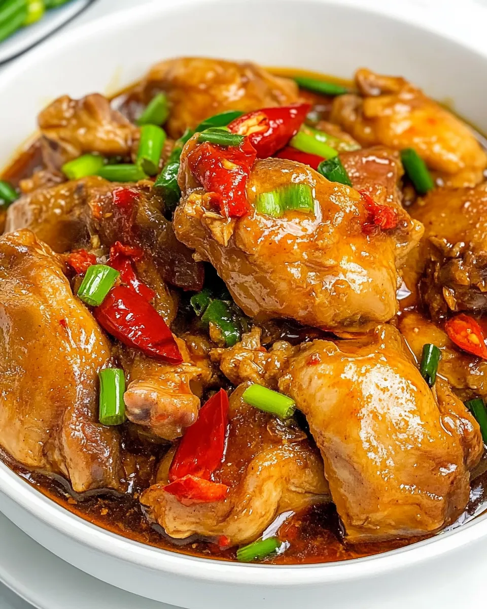 Quick Instant Pot Chicken Adobo shot