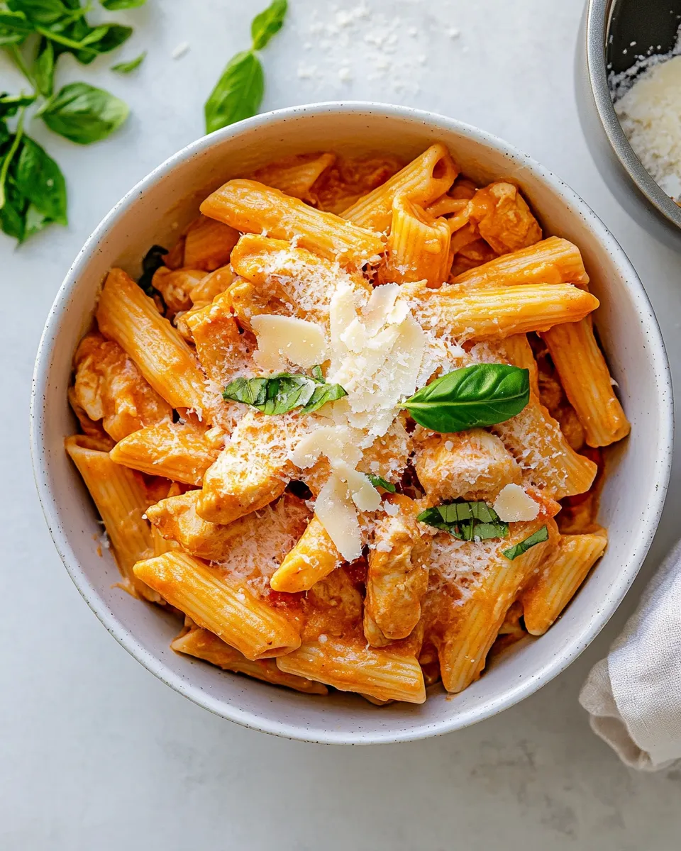 Delicious Instant Pot Chicken Parmesan Pasta image