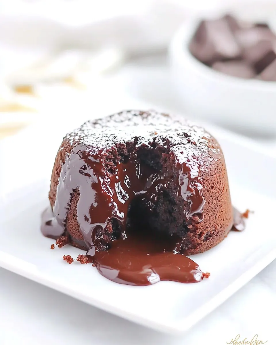 Easy Instant Pot Chocolate Lava Cake Recipe shot