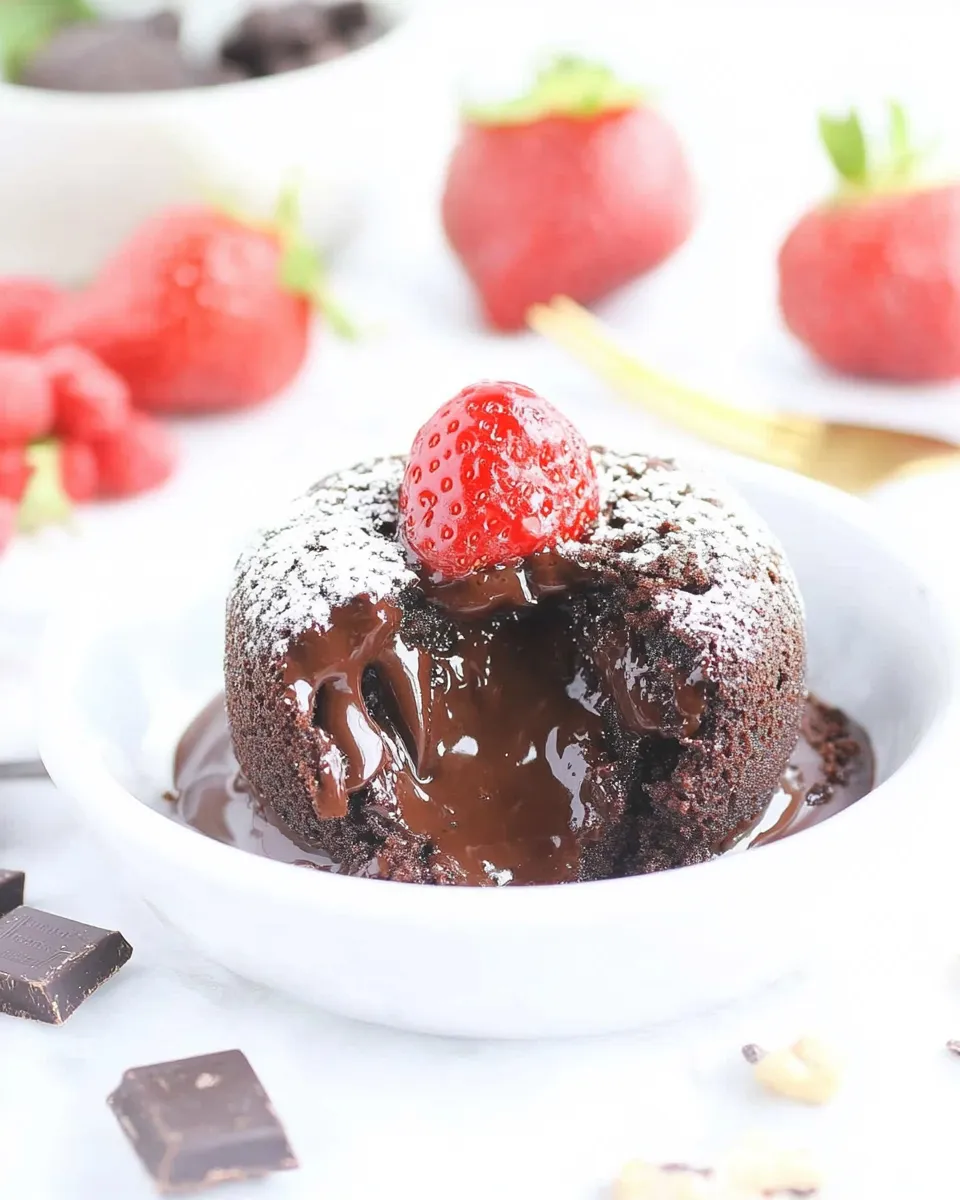 Delicious Instant Pot Chocolate Lava Cake Recipe dish photo