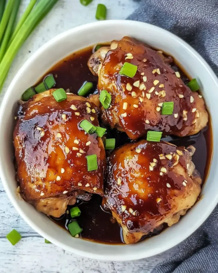 Easy Instant Pot Honey Garlic Chicken Thighs recipe photo