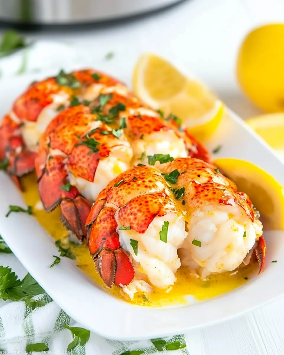 Delicious Instant Pot Lobster Tails recipe photo