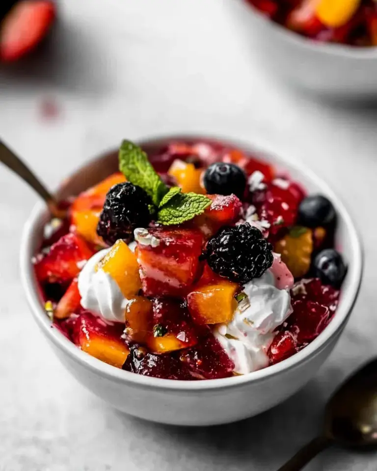 Homemade Jello Fruit Salad photo