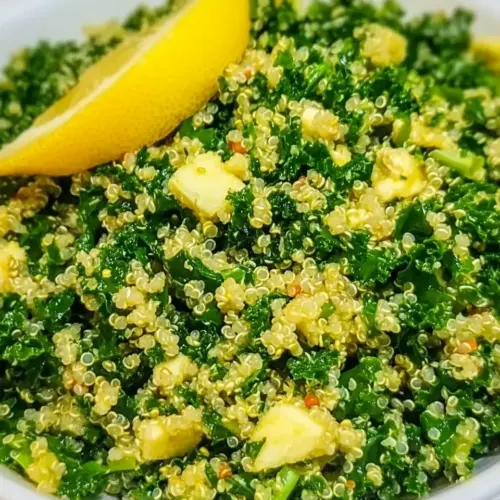 Homemade Kale Salad with Quinoa photo