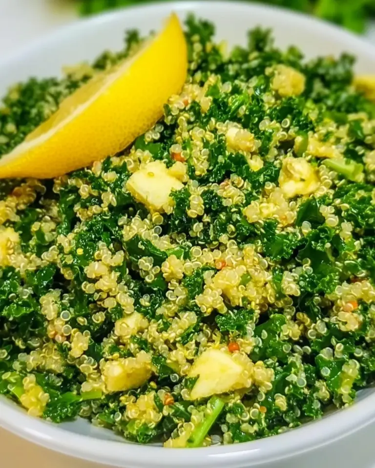 Homemade Kale Salad with Quinoa photo