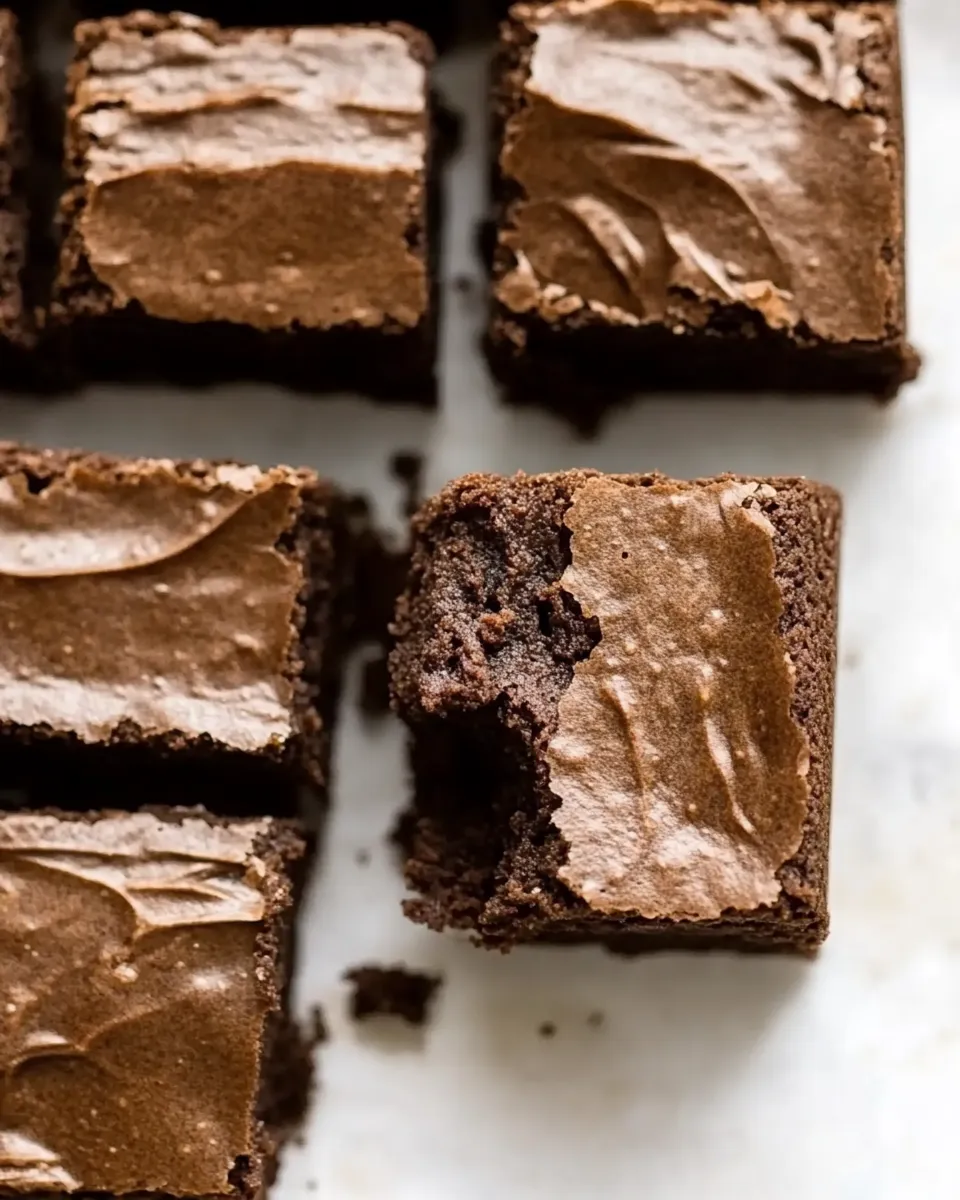 Easy Keto Avocado Brownies Recipe shot